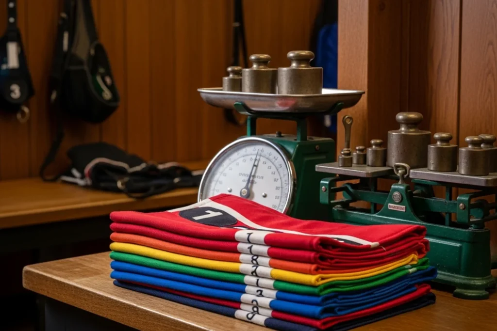 Handicap ratings and weight cloth for Ayr races